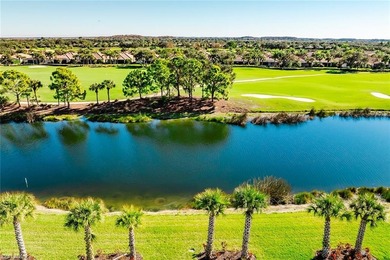 Enjoy expansive, tranquil water and golf course views that you on Panther Run Golf Club in Florida - for sale on GolfHomes.com, golf home, golf lot