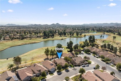 STUNNINING LAKE AND GOLF COURSE VIEWS in this one-of-a-kind Golf on Menifee Lakes Country Club - Lakes in California - for sale on GolfHomes.com, golf home, golf lot