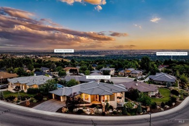 Perched on a corner lot in the sought-after El Paseo community on Warm Springs Golf Club in Idaho - for sale on GolfHomes.com, golf home, golf lot