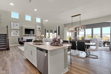 Welcome to the Fairmont - a masterfully designed home that on Harbour Trees Golf Club in Indiana - for sale on GolfHomes.com, golf home, golf lot