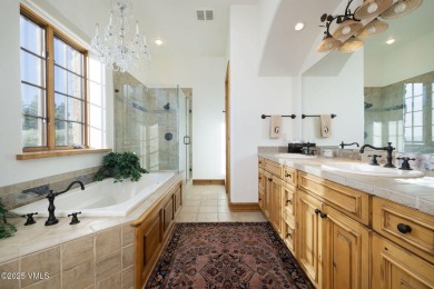 Enjoy breathtaking views from the expansive deck and patio of on Club At Cordillera Summit Course in Colorado - for sale on GolfHomes.com, golf home, golf lot