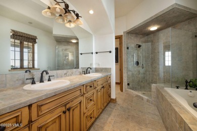 Enjoy breathtaking views from the expansive deck and patio of on Club At Cordillera Summit Course in Colorado - for sale on GolfHomes.com, golf home, golf lot