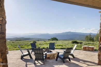 Enjoy breathtaking views from the expansive deck and patio of on Club At Cordillera Summit Course in Colorado - for sale on GolfHomes.com, golf home, golf lot