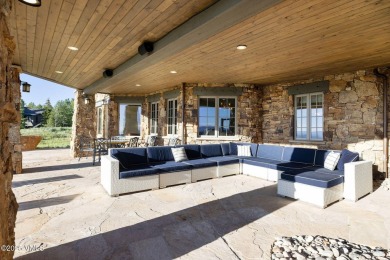 Enjoy breathtaking views from the expansive deck and patio of on Club At Cordillera Summit Course in Colorado - for sale on GolfHomes.com, golf home, golf lot