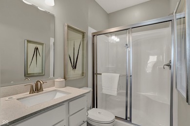 Welcome to the Fairmont - a masterfully designed home that on Harbour Trees Golf Club in Indiana - for sale on GolfHomes.com, golf home, golf lot