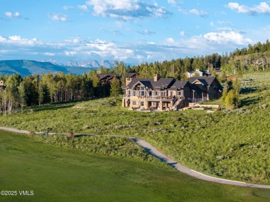 Enjoy breathtaking views from the expansive deck and patio of on Club At Cordillera Summit Course in Colorado - for sale on GolfHomes.com, golf home, golf lot