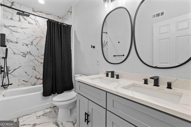 Welcome to this stunning contemporary home in sought-after East on East Lake Golf Club in Georgia - for sale on GolfHomes.com, golf home, golf lot