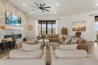 On the golf course, with a backyard oasis including a pool on The Ledges Golf Club in Utah - for sale on GolfHomes.com, golf home, golf lot
