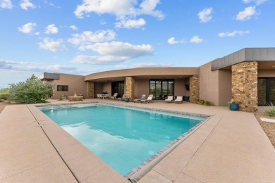 On the golf course, with a backyard oasis including a pool on The Ledges Golf Club in Utah - for sale on GolfHomes.com, golf home, golf lot