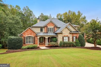This exquisite Traditional Craftsman home rests near the end of on Traditions of Braselton Golf Club in Georgia - for sale on GolfHomes.com, golf home, golf lot