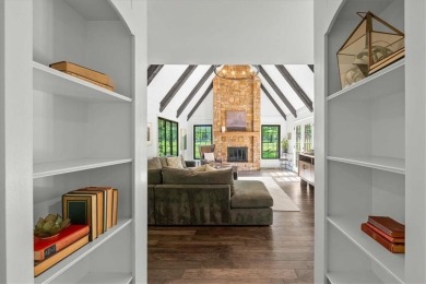Welcome to this stunning 1.5-story Tudor-style home nestled on on Leawood South Country Club in Kansas - for sale on GolfHomes.com, golf home, golf lot
