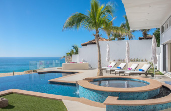 Soaring ceilings, rooms filled with natural light and a direct on Turtle Creek Golf in Baja California Sur, Mexico - for sale on GolfHomes.com, golf home, golf lot