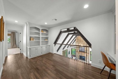 Welcome to this stunning 1.5-story Tudor-style home nestled on on Leawood South Country Club in Kansas - for sale on GolfHomes.com, golf home, golf lot