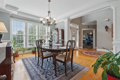 Perfectly positioned on a premium golf course lot overlooking on The Preserve At Jordan Lake Golf Club in North Carolina - for sale on GolfHomes.com, golf home, golf lot