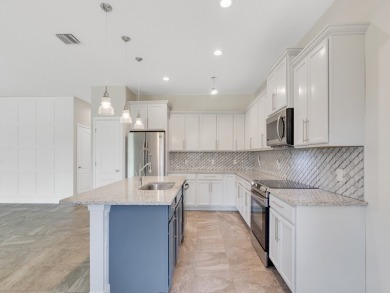 2019 built, this move-in ready home boasts a 3-car garage. The on Sandridge Golf Course and Club in Florida - for sale on GolfHomes.com, golf home, golf lot