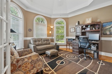 Perfectly positioned on a premium golf course lot overlooking on The Preserve At Jordan Lake Golf Club in North Carolina - for sale on GolfHomes.com, golf home, golf lot