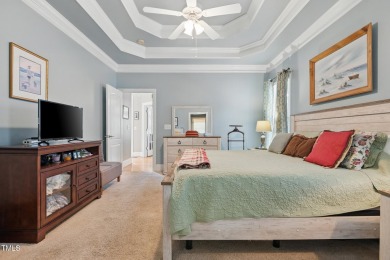 Perfectly positioned on a premium golf course lot overlooking on The Preserve At Jordan Lake Golf Club in North Carolina - for sale on GolfHomes.com, golf home, golf lot