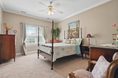 Perfectly positioned on a premium golf course lot overlooking on The Preserve At Jordan Lake Golf Club in North Carolina - for sale on GolfHomes.com, golf home, golf lot