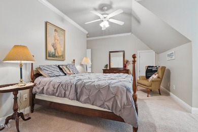 Perfectly positioned on a premium golf course lot overlooking on The Preserve At Jordan Lake Golf Club in North Carolina - for sale on GolfHomes.com, golf home, golf lot