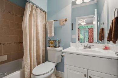 Perfectly positioned on a premium golf course lot overlooking on The Preserve At Jordan Lake Golf Club in North Carolina - for sale on GolfHomes.com, golf home, golf lot
