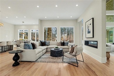 Set on a private 2.3-acre creek-lined homesite in the on Echelon Golf Club in Georgia - for sale on GolfHomes.com, golf home, golf lot