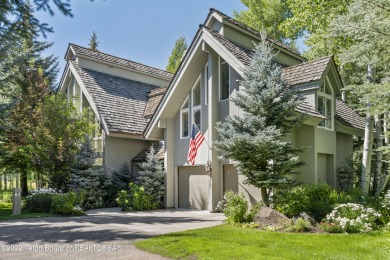 Completely remodeled in 2016, this Mountain Modern home in on Teton Pines Golf Club in Wyoming - for sale on GolfHomes.com, golf home, golf lot