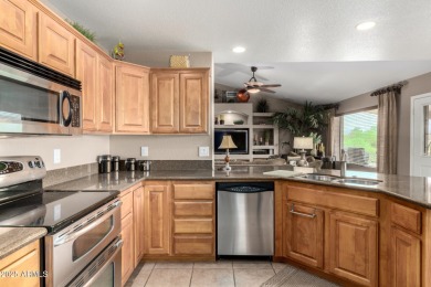 Rare opportunity to own the sought-after 2100 model in this on Sunland Springs Golf Course  in Arizona - for sale on GolfHomes.com, golf home, golf lot