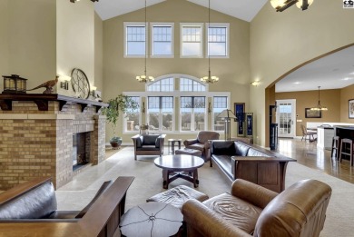 This unique Prairie-Style Craftsman home on 6 acres sits on Prairie Dunes Country Club in Kansas - for sale on GolfHomes.com, golf home, golf lot