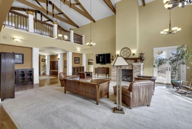 This unique Prairie-Style Craftsman home on 6 acres sits on Prairie Dunes Country Club in Kansas - for sale on GolfHomes.com, golf home, golf lot