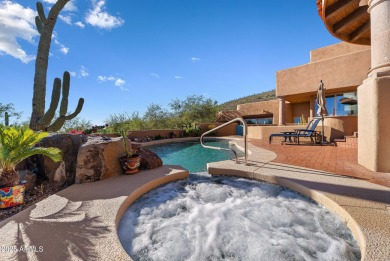 This light and bright custom Santa Fe home is located in the on Desert Mountain Golf Club - Renegade Course in Arizona - for sale on GolfHomes.com, golf home, golf lot