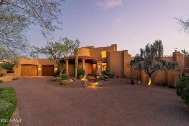 This light and bright custom Santa Fe home is located in the on Desert Mountain Golf Club - Renegade Course in Arizona - for sale on GolfHomes.com, golf home, golf lot