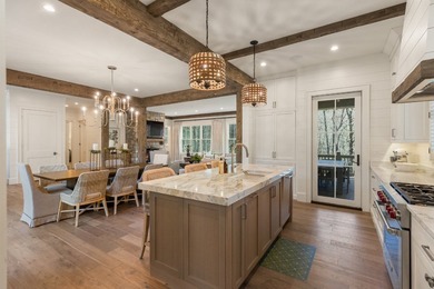 Modern farmhouse luxury is defined by this beautifully crafted 4 on Mountaintop Golf and Lake Club in North Carolina - for sale on GolfHomes.com, golf home, golf lot