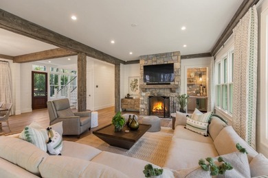 Modern farmhouse luxury is defined by this beautifully crafted 4 on Mountaintop Golf and Lake Club in North Carolina - for sale on GolfHomes.com, golf home, golf lot