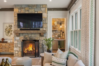 Modern farmhouse luxury is defined by this beautifully crafted 4 on Mountaintop Golf and Lake Club in North Carolina - for sale on GolfHomes.com, golf home, golf lot