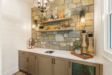 Modern farmhouse luxury is defined by this beautifully crafted 4 on Mountaintop Golf and Lake Club in North Carolina - for sale on GolfHomes.com, golf home, golf lot