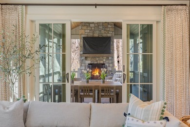 Modern farmhouse luxury is defined by this beautifully crafted 4 on Mountaintop Golf and Lake Club in North Carolina - for sale on GolfHomes.com, golf home, golf lot