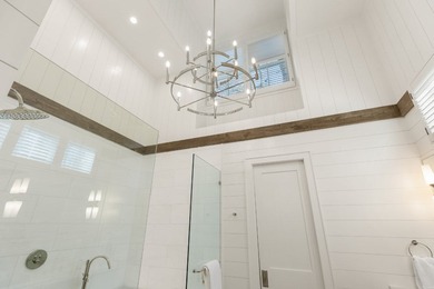 Modern farmhouse luxury is defined by this beautifully crafted 4 on Mountaintop Golf and Lake Club in North Carolina - for sale on GolfHomes.com, golf home, golf lot