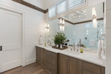 Modern farmhouse luxury is defined by this beautifully crafted 4 on Mountaintop Golf and Lake Club in North Carolina - for sale on GolfHomes.com, golf home, golf lot