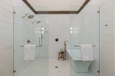 Modern farmhouse luxury is defined by this beautifully crafted 4 on Mountaintop Golf and Lake Club in North Carolina - for sale on GolfHomes.com, golf home, golf lot