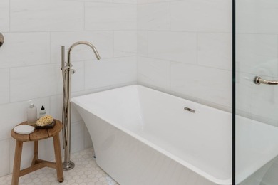 Modern farmhouse luxury is defined by this beautifully crafted 4 on Mountaintop Golf and Lake Club in North Carolina - for sale on GolfHomes.com, golf home, golf lot