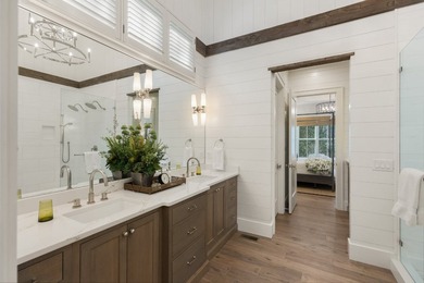 Modern farmhouse luxury is defined by this beautifully crafted 4 on Mountaintop Golf and Lake Club in North Carolina - for sale on GolfHomes.com, golf home, golf lot