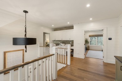 Modern farmhouse luxury is defined by this beautifully crafted 4 on Mountaintop Golf and Lake Club in North Carolina - for sale on GolfHomes.com, golf home, golf lot