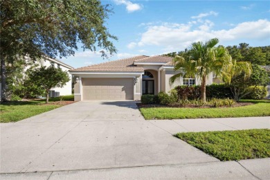 This beautiful single-level home features three bedrooms plus a on Stoneybrook Golf Club At Heritage Harbour in Florida - for sale on GolfHomes.com, golf home, golf lot