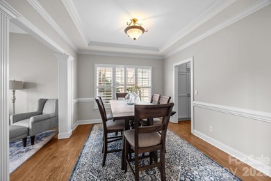 Stunning, custom-built full brick home perfectly positioned with on Fox Den Country Club in North Carolina - for sale on GolfHomes.com, golf home, golf lot