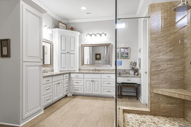 Discover the expert architecture and luxurious, move-in-ready on Pelican Point Golf Club in Louisiana - for sale on GolfHomes.com, golf home, golf lot