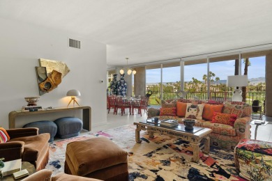 This 3-bed, 3-bath 3rd-floor condo at Desert Island combines on Rancho Mirage Country Club in California - for sale on GolfHomes.com, golf home, golf lot