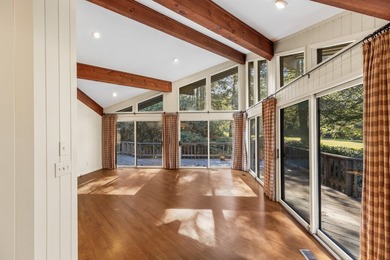 Enjoy the huge decks and flat yard from this well maintained 3- on Highlands Country Club in North Carolina - for sale on GolfHomes.com, golf home, golf lot