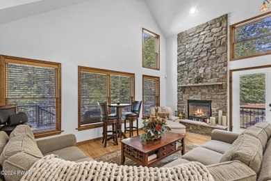 AMAZING CEDAR AND STONE SIDED COLONIAL SMART HOME IN THE on Paupack Hills Golf and Country Club in Pennsylvania - for sale on GolfHomes.com, golf home, golf lot