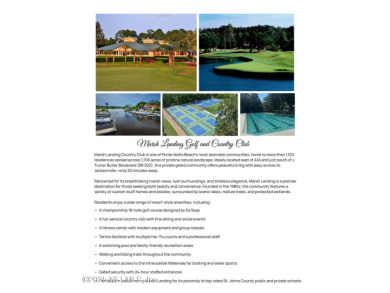 DISCOVER YOUR DREAM HOME!!!! This exquisite custom-built one on Marsh Landing Country Club - Saint Johns County in Florida - for sale on GolfHomes.com, golf home, golf lot