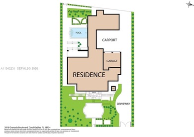 Gables Grandeur! Immaculate French inspired estate directly on on Biltmore Golf Course in Florida - for sale on GolfHomes.com, golf home, golf lot